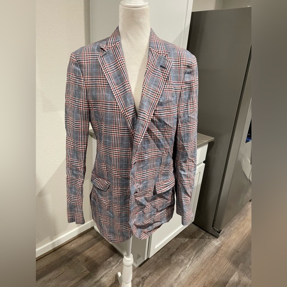 Carolina Herrera Suits & Blazers Carolina Herrera Men Plaid Wool